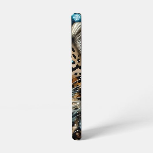 Steampunk Snow Leopard Samsung Galaxy Hülle (Linke Seite)
