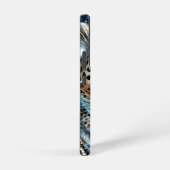 Steampunk Snow Leopard Samsung Galaxy Hülle (Rechte Seite)