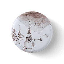 Steampunk Snowboote 1.5 in Button