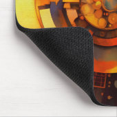 Steampunk-Solar-Mechanismus-Abstrakt Mousepad (Ecke)