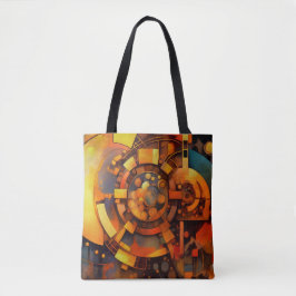 Steampunk-Solar-Mechanismus-Abstrakt Tasche