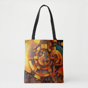 Steampunk-Solar-Mechanismus-Abstrakt Tasche