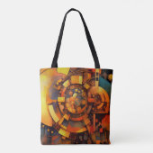 Steampunk-Solar-Mechanismus-Abstrakt Tasche (Rückseite)