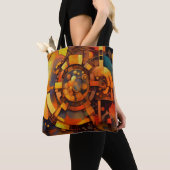 Steampunk-Solar-Mechanismus-Abstrakt Tasche (Von Nahem)