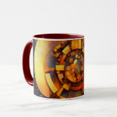 Steampunk-Solar-Mechanismus-Abstrakt Tasse (Vorderseite Links)