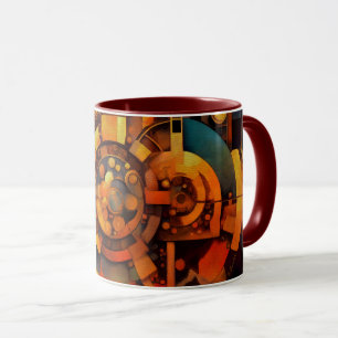 Steampunk-Solar-Mechanismus-Abstrakt Tasse