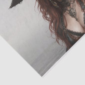 Steampunk Soul Collector Pirate Decoupage | Dunkel Seidenpapier (Ausschnitt)