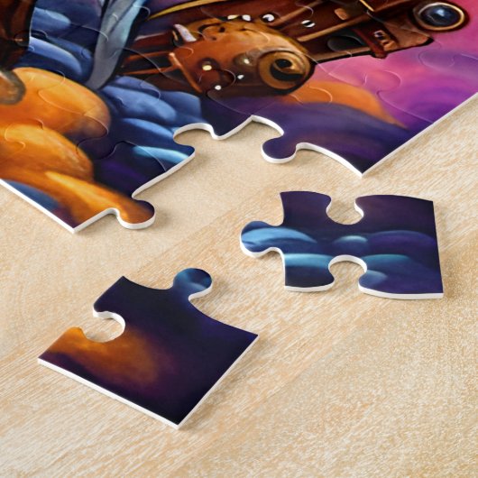 Steampunk Space Cat I Puzzle (Seite)