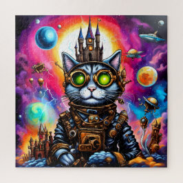 Steampunk Space Cat I Puzzle