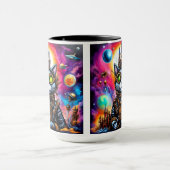 Steampunk Space Cat I Tasse (Zentrum)
