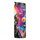 Steampunk Space Cat I Thermosbecher (Nach rechts gedreht)