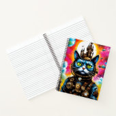Steampunk Space Cat II Notizblock (Innenseite)