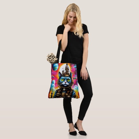 Steampunk Space Cat II Tasche (Am Model)