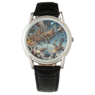 Steampunk Space Fleet Watch Armbanduhr