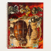 Steampunk Spaceship Planer (Vorderseite)