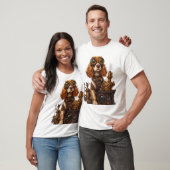 Steampunk Spaniel � Victorian Dog Inventor T-Shirt (Unisex)
