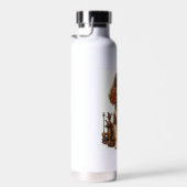 Steampunk Spaniel � viktorianischer Hundeerfinder Trinkflasche (Rechts)