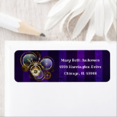 Steampunk Spider im Lila Hintergrund (Insitu)