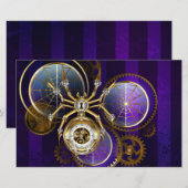 Steampunk Spider im Lila Hintergrund Briefpapier (Vorne/Hinten)