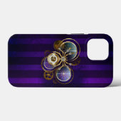 Steampunk Spider im Lila Hintergrund Case-Mate iPhone Hülle (Rückseite (Horizontal))