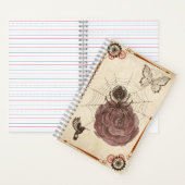 Steampunk Spider Net Notizblock (Innen)