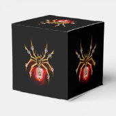Steampunk spider on black geschenkschachtel (Rückseite)