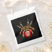 Steampunk spider on black geschenktütchen (Ausgeschnitten)