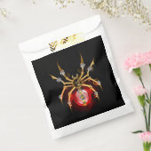 Steampunk spider on black geschenktütchen (Versiegelt)