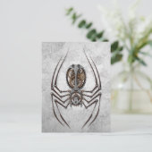 Steampunk Spider Postkarte (Stehend Vorderseite)