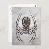 Steampunk Spider Postkarte (Vorne/Hinten)