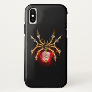 Steampunk-Spinne auf Schwarz Case-Mate iPhone Hülle