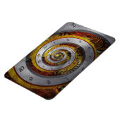 Steampunk - Spiral - Unendliche Zeit Magnet (Linke Seite)