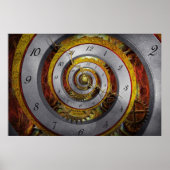 Steampunk - Spiral - Unendliche Zeit Poster (Vorne)