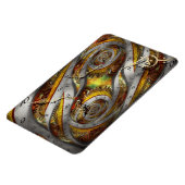 Steampunk - Spiral - Zeitkontinuum Magnet (Linke Seite)