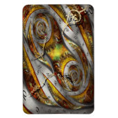 Steampunk - Spiral - Zeitkontinuum Magnet (Vertikal)