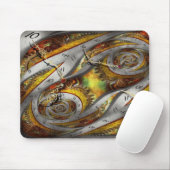 Steampunk - Spiral - Zeitkontinuum Mousepad (Mit Mouse)