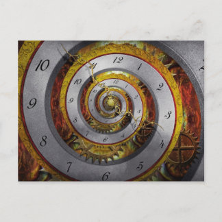 Steampunk - Spirale - unbegrenzte Zeit Postkarte