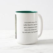 Steampunk St. Patrick Zweifarbige Tasse (VorderseiteRechts)