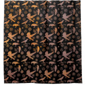 Steampunk-Stahlgetriebe Duschvorhang (Vorderseite)