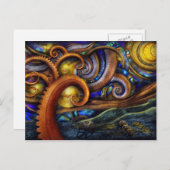 Steampunk - Starnight Postkarte (Vorne/Hinten)