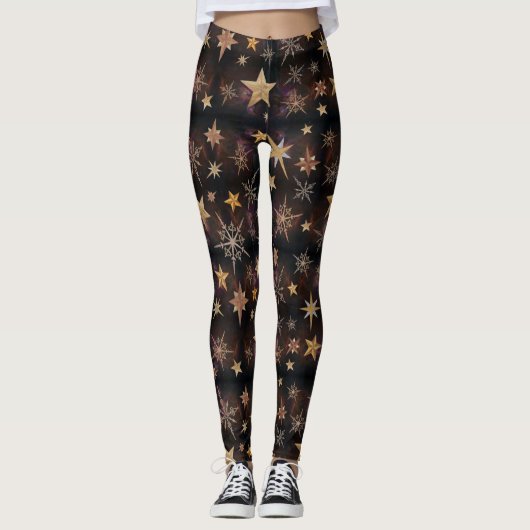 Steampunk Stars Leggings (Vorderseite)
