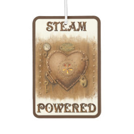 Steampunk Steam Powered Heart Autolufterfrischer