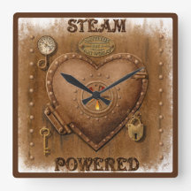 Steampunk Steam Powered Heart