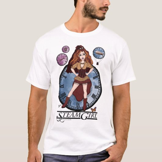Steampunk - SteamGirl - durch StardustSteampunk™ T-Shirt (Vorderseite)