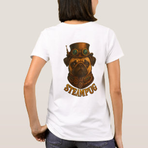Steampunk SteamPug T-Shirt - einzigartiger Steampu