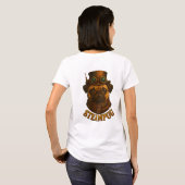 Steampunk SteamPug T Shirt - unique Steampunk dog! (Schwarz voll)