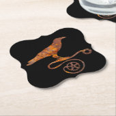 Steampunk Stehende rostfreie Keule Untersetzer (angewinkelt)