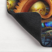 Steampunk - sternenklare Nacht Mousepad (Ecke)