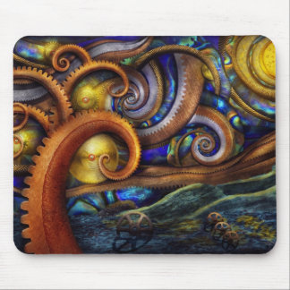 Steampunk - sternenklare Nacht Mousepad