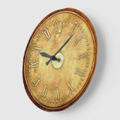 Steampunk-Stilrost  Große Wanduhr (Winkel)